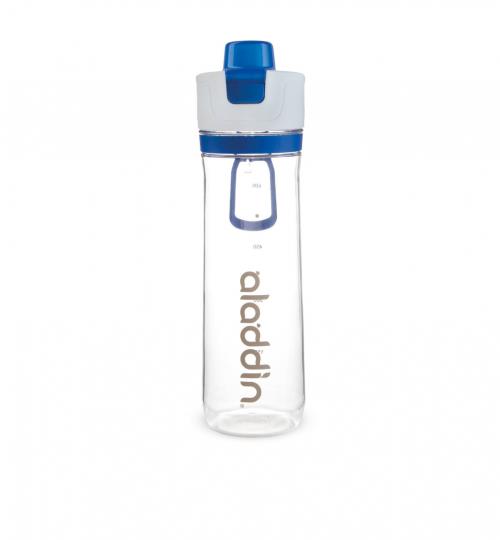 Aladdin Fľaša na vodu s počítadlom 800 ml modrá Outdoorová fľaša