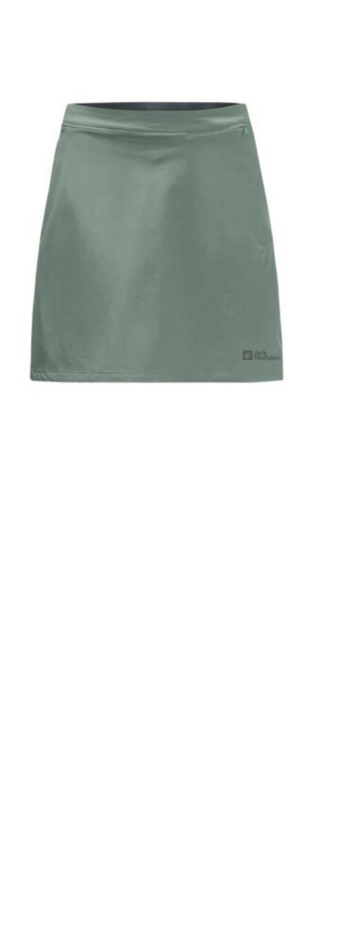 Jack Wolfskin Hilltop Trail picnic green, 36 Dámska sukňa so šortkami
