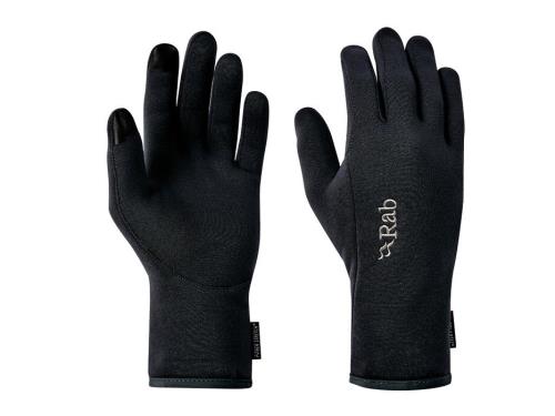Rab Power stretch contact black, M Pánske rukavice