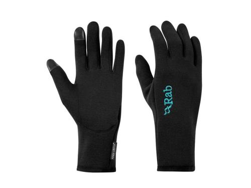Rab Power stretch contact black, M Dámske rukavice