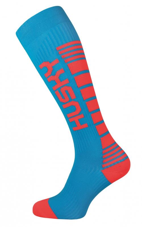 Husky Compress fit blue/red, S-M Ponožky