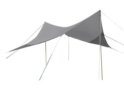 BO-CAMP Tarp - Cestovný prístrešok šedá Prístrešok
