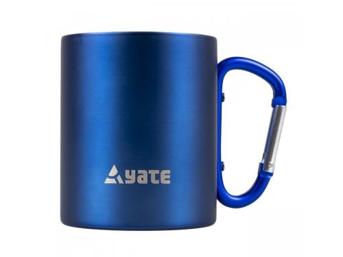 Yate Hrnček s karabínou Color modrá Hrnček