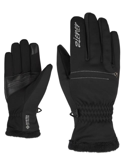 Ziener IDINA GTX INF TOUCH LADY čierna, 6,5 Dámske rukavice