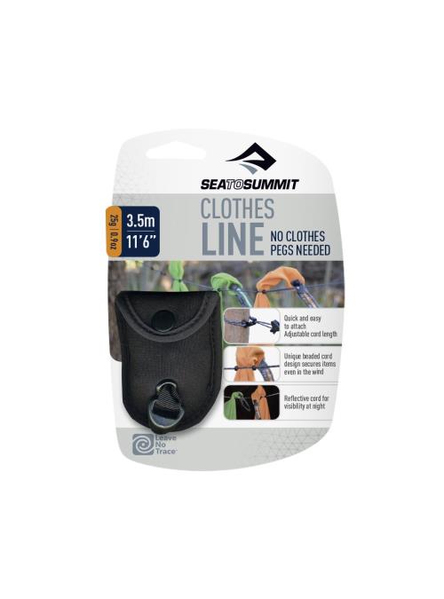 Sea to summit Šnúra na prádlo CLOTHESLINE 3,5m čierna Doplnky