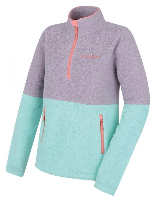 Husky Addy L purple/mint, XXL Dámska fleecová mikina