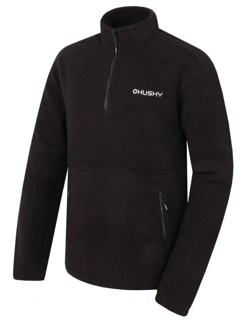 Husky Addy M black, XXXL Pánska fleecová mikina
