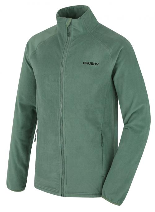 Husky Aflee M green, XXXL Pánska fleecová mikina