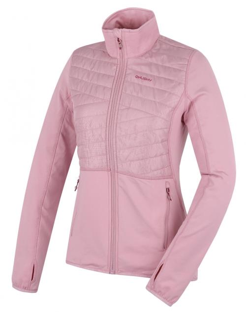 Husky Airy L faded pink, XXL Dámska mikina na zips
