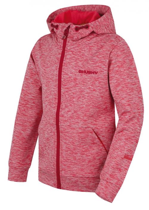 Husky Alony K pink, 164 Detská mikina s kapucňou