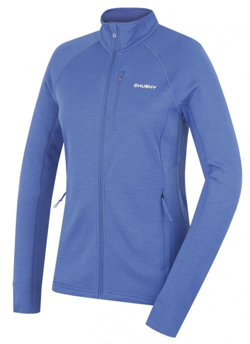 Husky Alou L blue, XL Dámska mikina z merino vlny