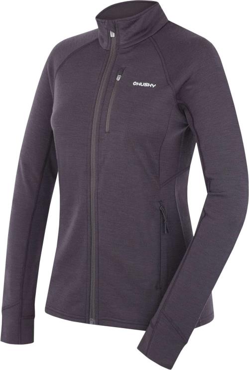 Husky Alou L graphite, S Dámska mikina z merino vlny