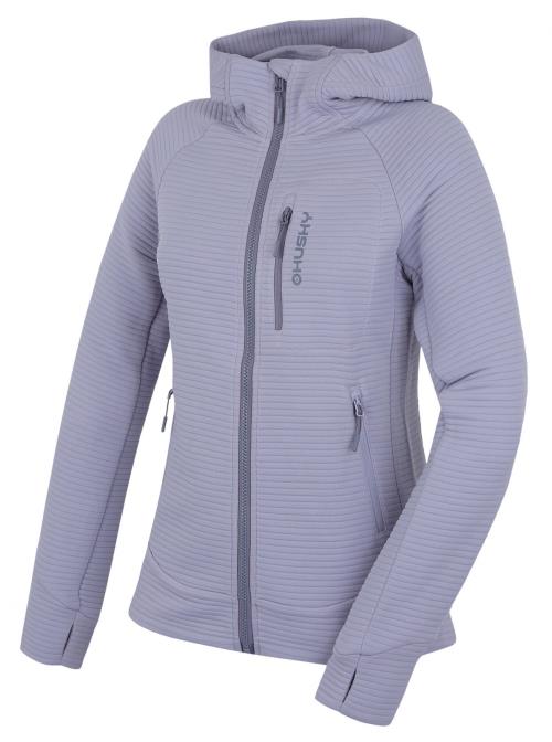 Husky Anara L purple, M Dámska mikina s kapucňou