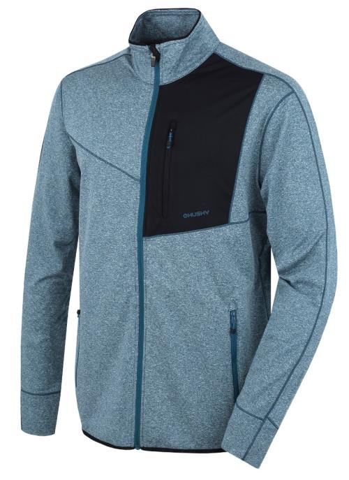 Husky Ane M dk. turquoise, XXXL Pánska mikina na zips