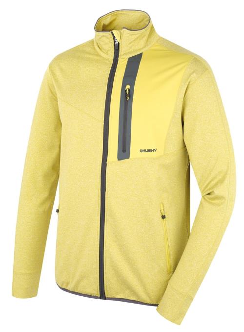 Husky Ane M lime green, XL Pánska mikina na zips