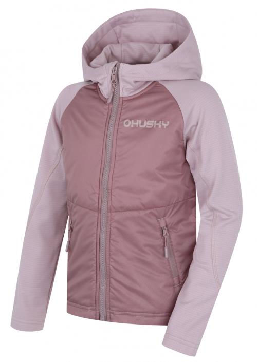 Husky Any K light purple, 128 Detská mikina s kapucňou