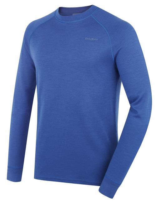 Husky Aron M blue, XXL Pánska merino mikina
