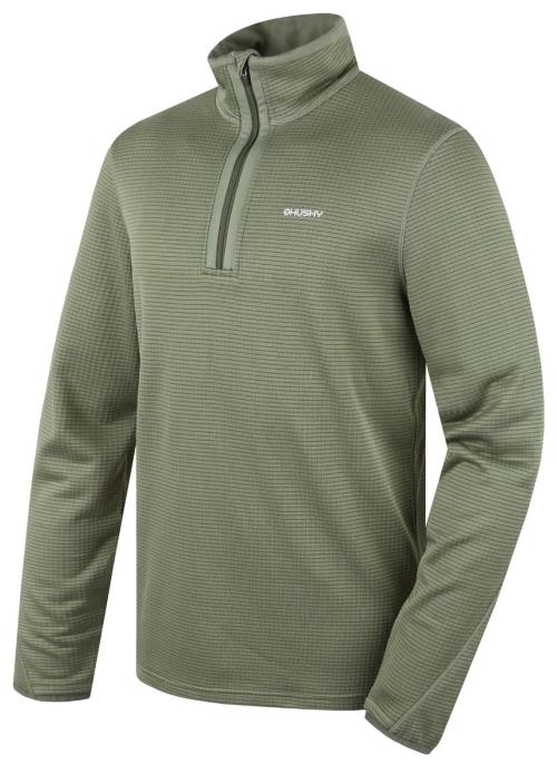 Husky Artic M khaki, XL Pánska mikina s rolákom