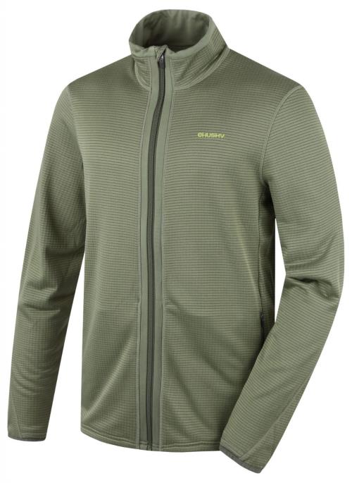 Husky Artic Zips M khaki, XL Pánska mikina na zips