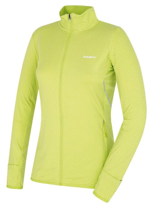 Husky Astel L jasno zelená, XL Dámska mikina na zips