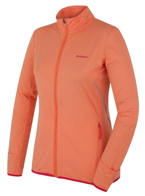 Husky Astel L lt. orange, XL Dámska mikina na zips