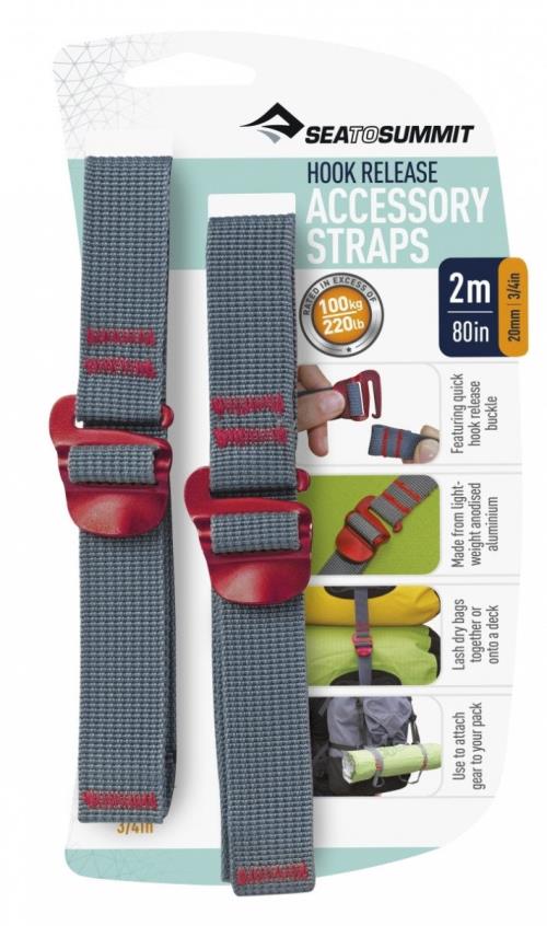 Sea to summit Popruh se sponou a háčkem 2m x 10mm pozri obrázok Doplňky