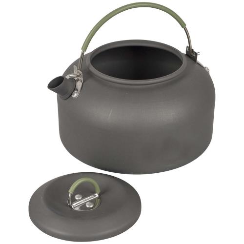 BO-CAMP Explorer -M - Tvrdo eloxovaná - 1,4 litra šedá/zelená Kanvica