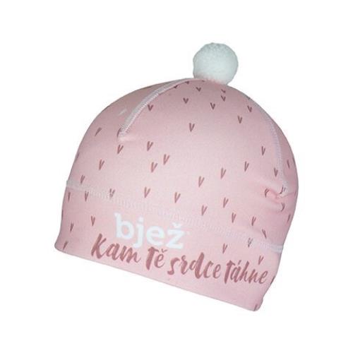 Bjež HEART pink, S Čiapka