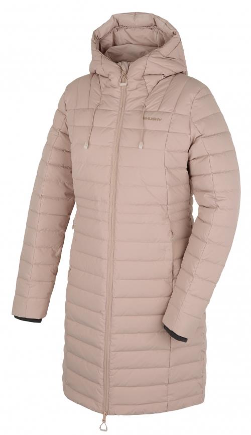 Husky Daili L beige, L Dámsky páperový kabát