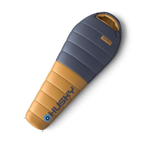 Husky Dexter short -15°C blue/orange Perový zimný spacák