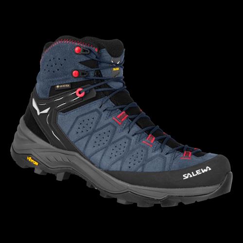 Salewa ALP TRAINER 2 MID GTX Java Blue/ Fluo Coral, 39 Dámske trekové topánky
