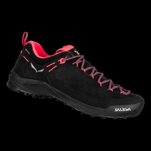 Salewa Wildfire leather GTX Black/Fluo Coral, 40 Dámske topánky