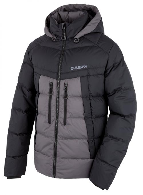 Husky Durra M black/grey, XXXL Pánska páperová bunda