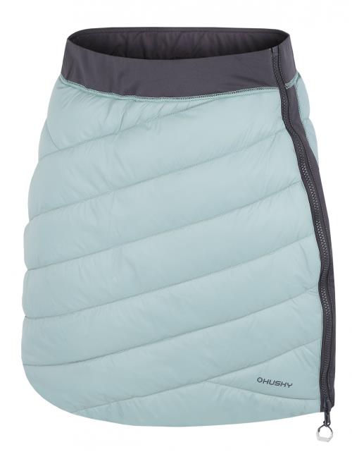 Husky Freez L grey green/graphite, XL Dámska obojstranná zimná sukňa