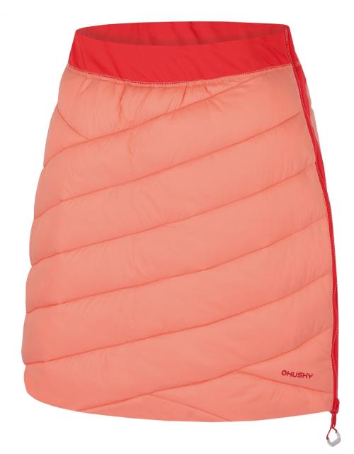 Husky Freez L light orange/red, XXL Dámská obojstranná zimná sukňa
