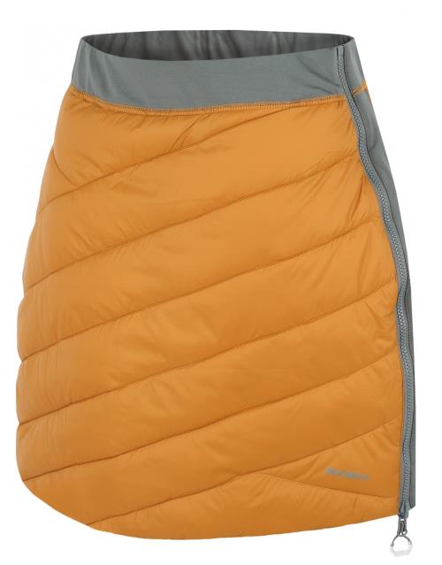 Husky Freez L mustard/dk. grey green, L Dámska obojstranná zimná sukňa