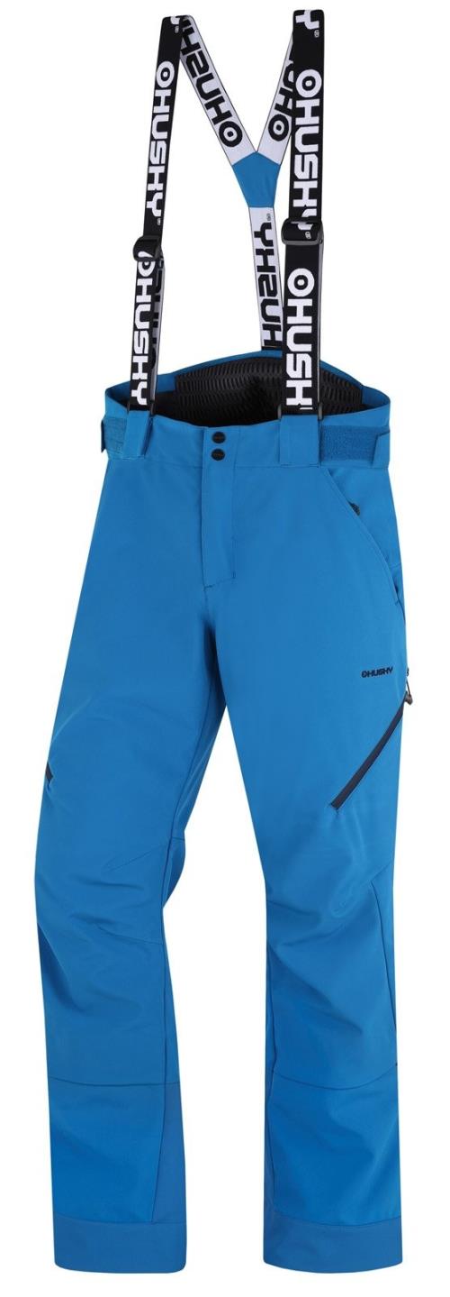 Husky Galti M blue, XXL Pánske lyžiarske nohavice