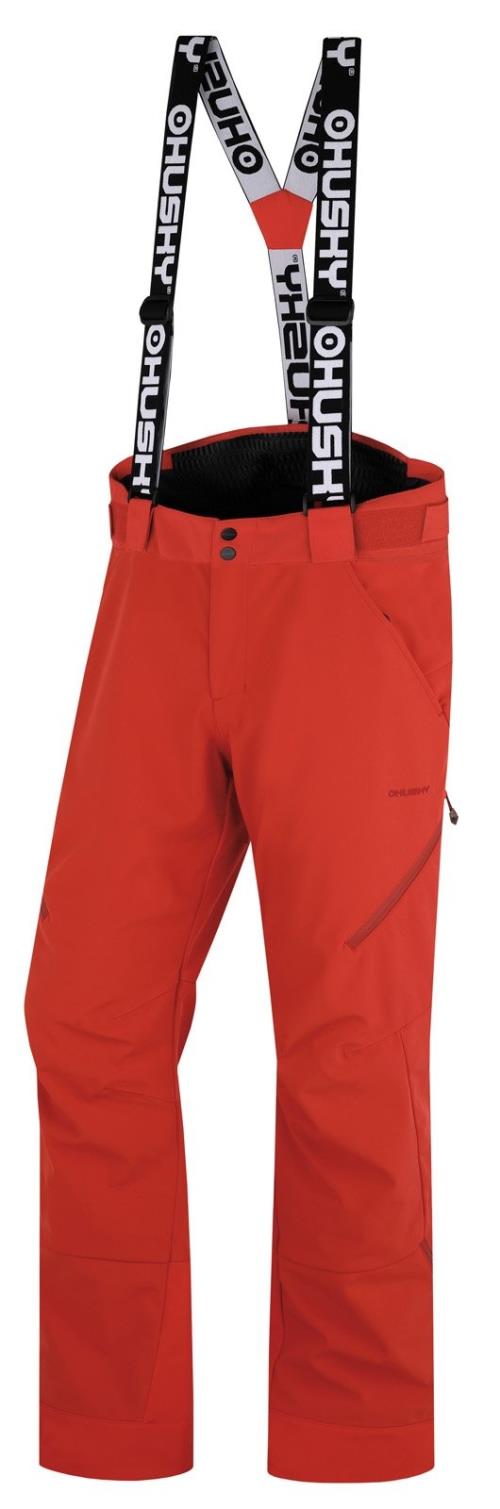 Husky Galti M red, XL Pánske lyžiarske nohavice