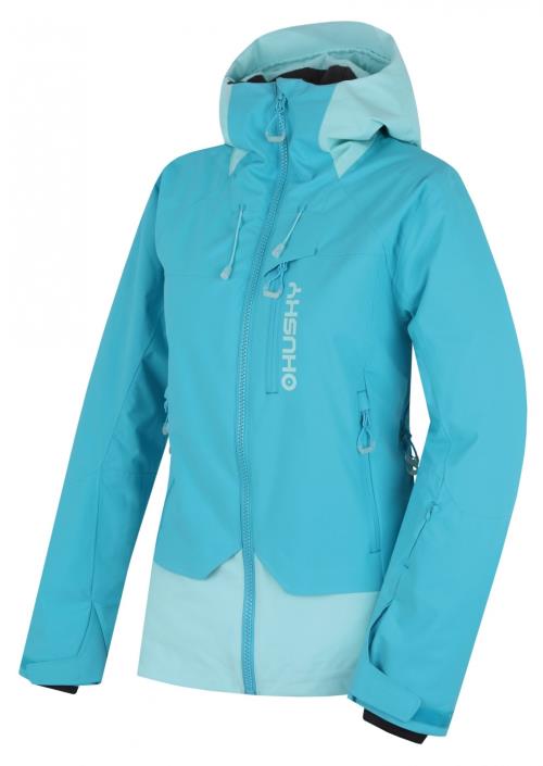 Husky Gambi L blue/turquoise, S Dámska lyžiarska bunda