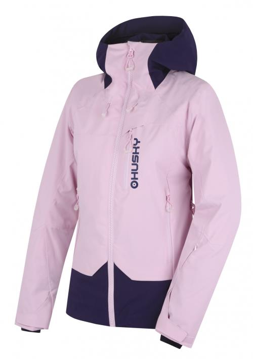 Husky Gambi L pink/blue, XL Dámska lyžiarska bunda