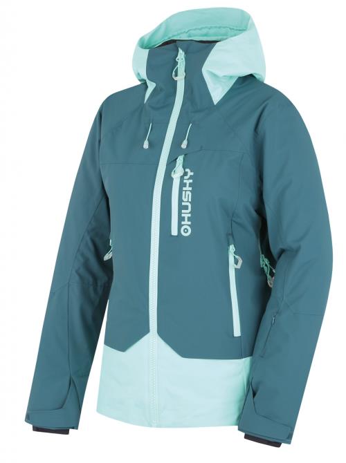 Husky Gambi L turquoise/mint, M Dámska lyžiarska bunda