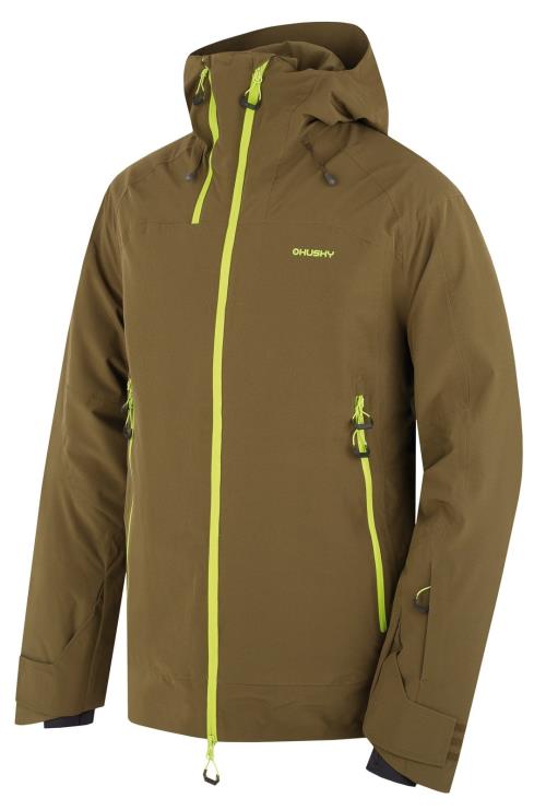 Husky Gambola M dk. khaki, XL Pánska lyžiarska bunda