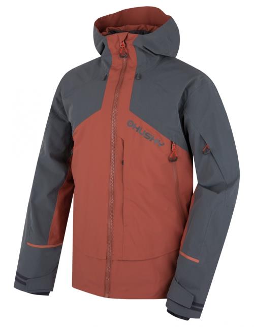 Husky Geilo M brown/grey, XXL Pánska lyžiarska bunda