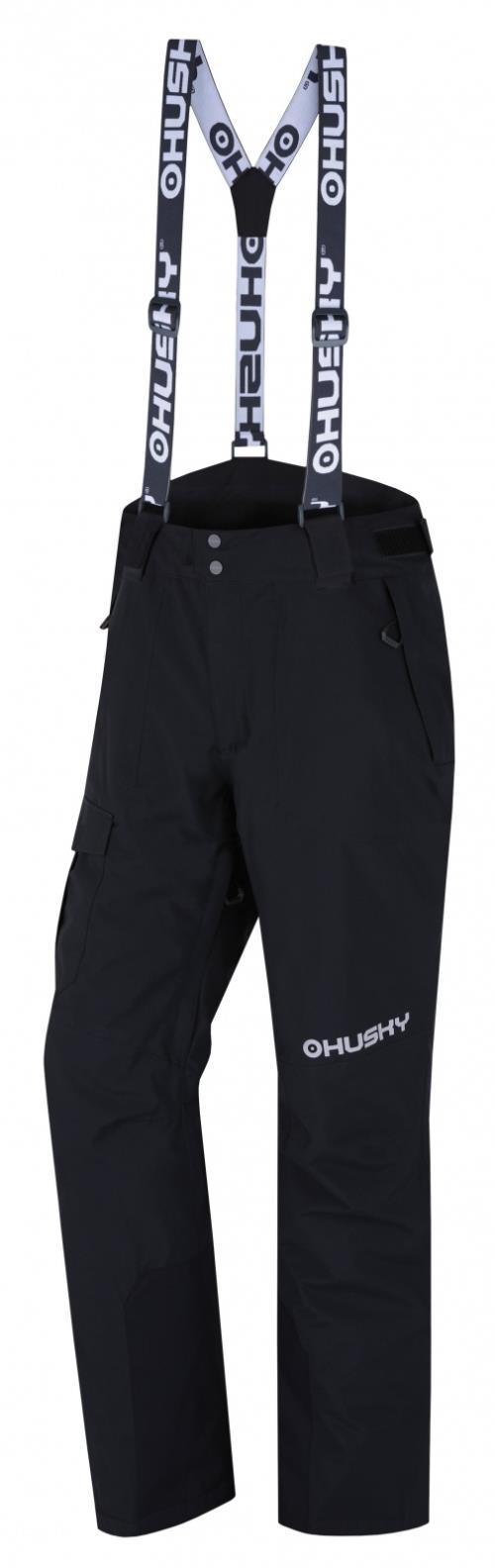 Husky Gili M black, XXL Pánske lyžiarske nohavice