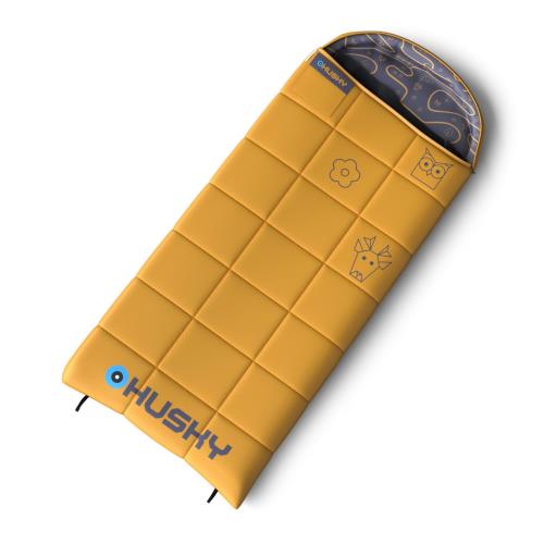 Husky Kids Gizmo -5°C mustard Dekový trojsezónny detský spacák