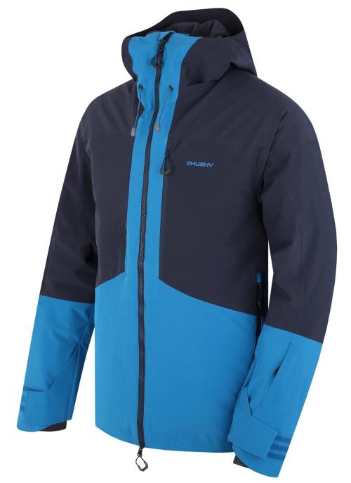 Husky Gomez M black blue/blue, XL Pánska lyžiarska bunda