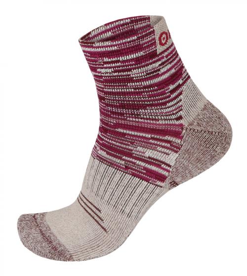 Husky Hiking béžová/vínová, XL(45-48) Ponožky