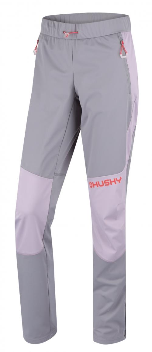 Husky Kala L purple/grey, XXL Dámske softshellové nohavice