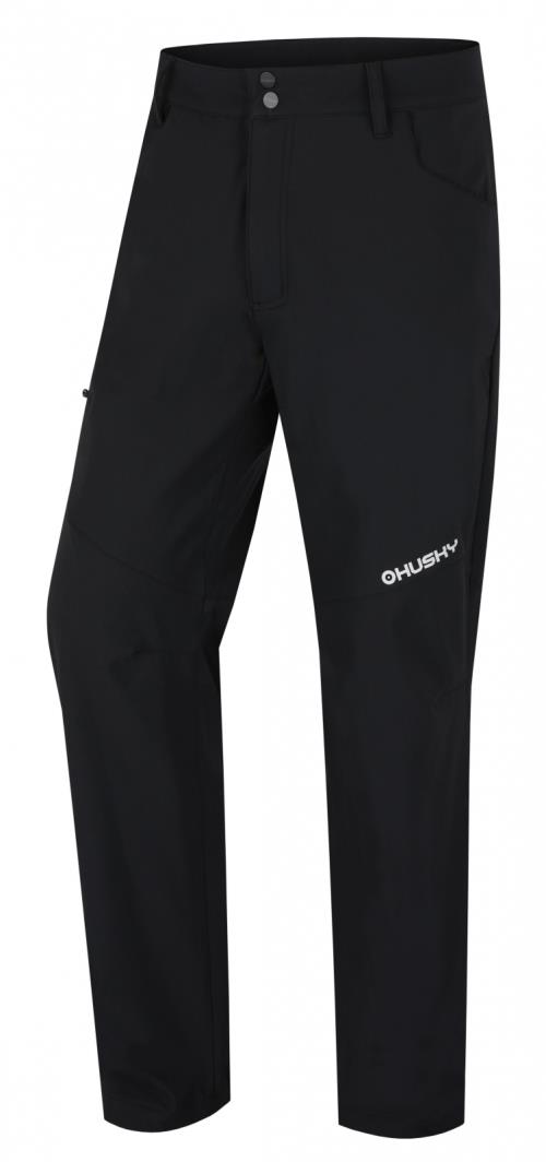 Husky Kavia M black, XXXL Pánske softshellové nohavice