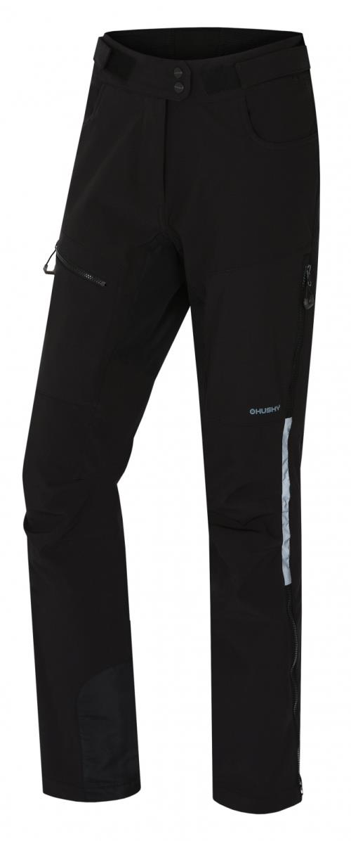 Husky Keson L čierna, L Dámske softshell nohavice